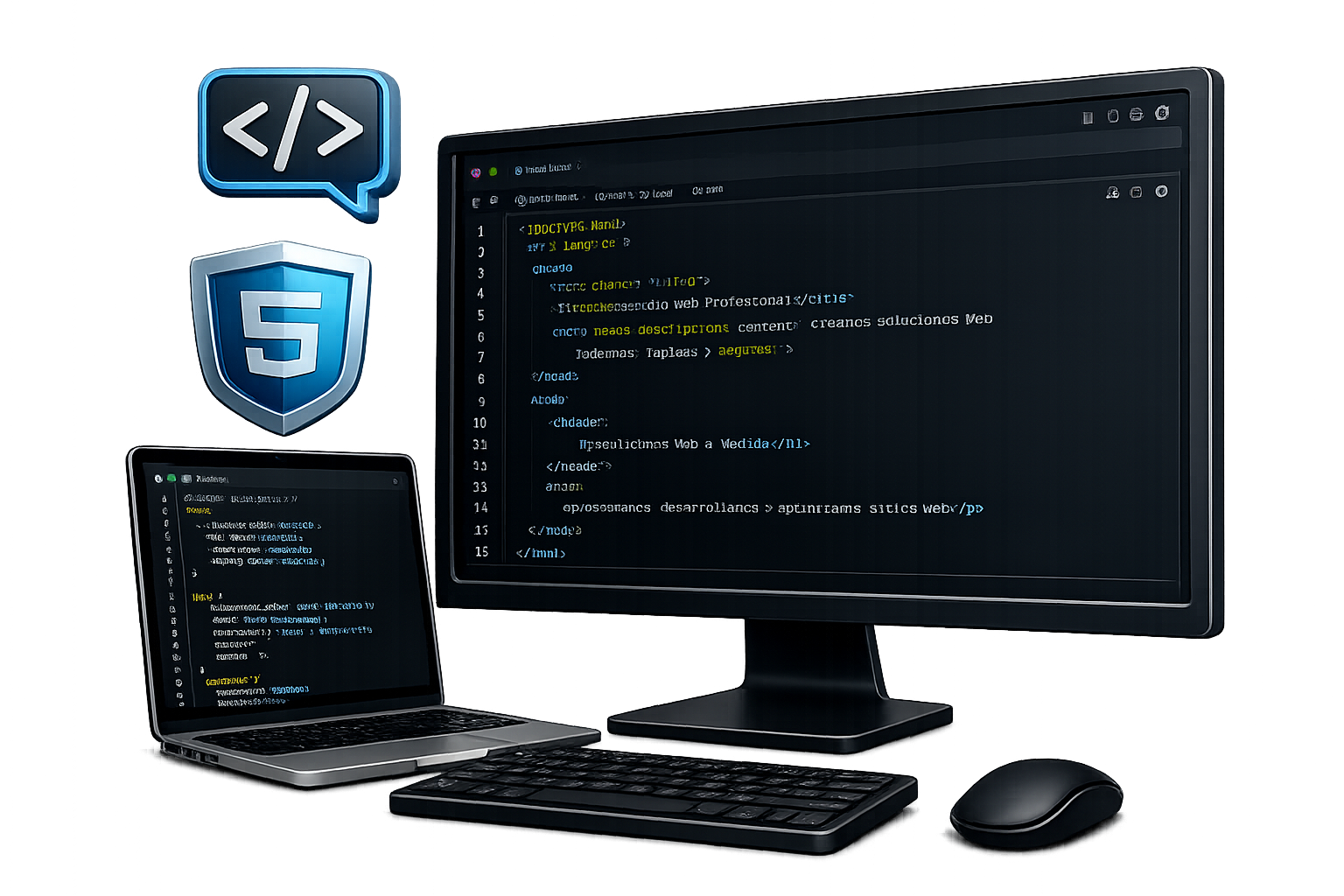 Icono diseño web